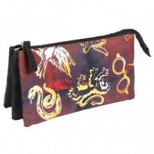 ESTUCHE PORTATODO 3 COMPARTIMENTOS HARRY POTTER