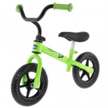 Imagen bicicleta sin pedales verde first bike chicco