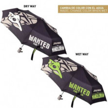 imagen 1 de paraguas automatico cambia color the mandalorian