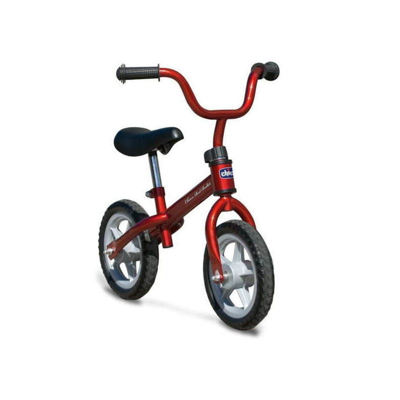 Imagen bicicleta sin pedales roja first bike chicco