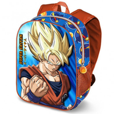 Imagen mochila 3d pequeña dragon ball goku súper saiyan