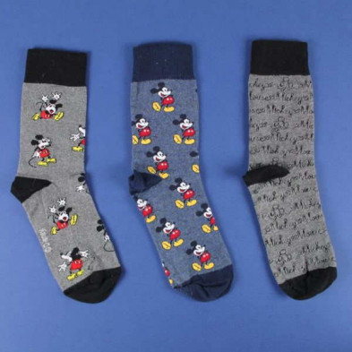 imagen 5 de pack calcetines 3 piezas mickey mouse talla 40 46