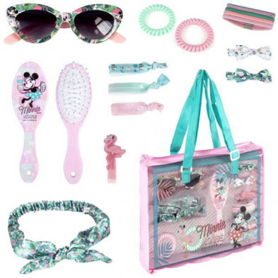 Imagen set de belleza bolsito accesorios minnie