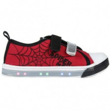 imagen 1 de zapatillas casual luces led spiderman talla 26