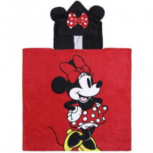 Imagen poncho toalla algodon minnie mouse