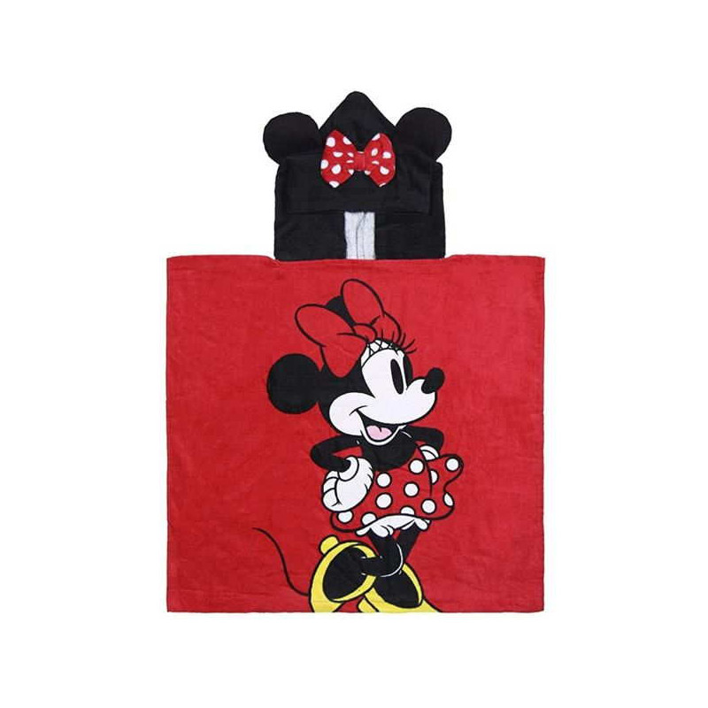 Imagen poncho toalla algodon minnie mouse
