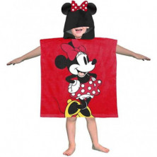 imagen 1 de poncho toalla algodon minnie mouse
