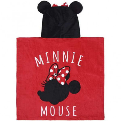 imagen 2 de poncho toalla algodon minnie mouse
