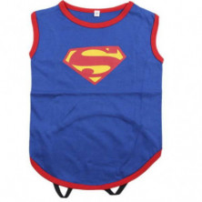 Imagen camiseta perro single jersey superman dc t. xxs