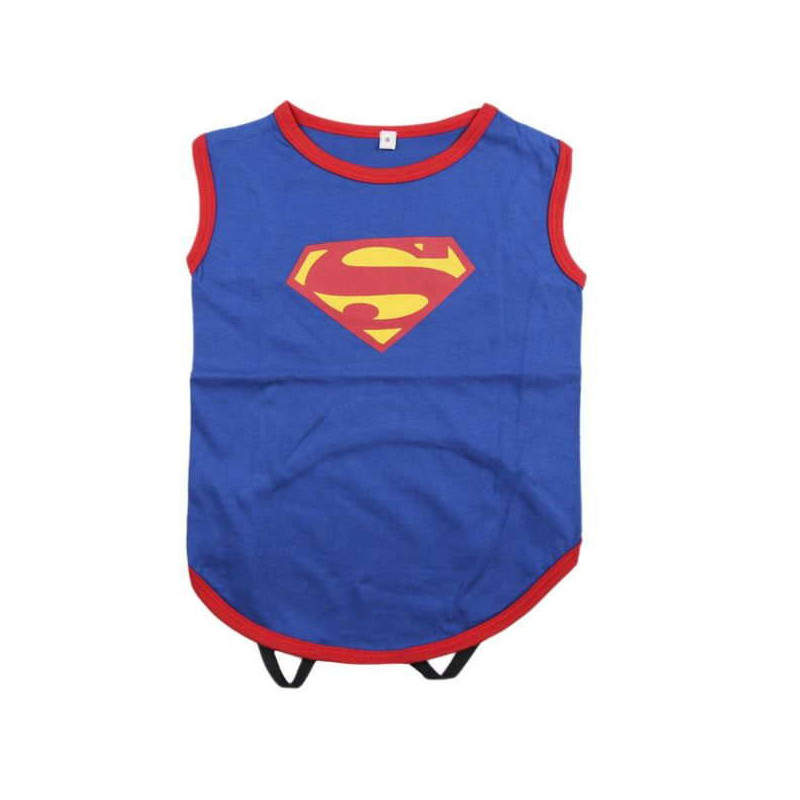 Imagen camiseta perro single jersey superman dc t. xxs