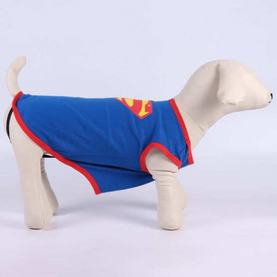 imagen 3 de camiseta perro single jersey superman dc t. xxs