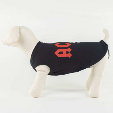 imagen 3 de camiseta perro single jersey acdc t. xxs