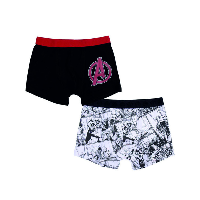 Imagen pack 2 boxer los vengadores marvel t. s/m Imagen pack 2 boxer los vengadores marvel t. s/m