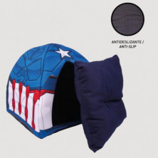 imagen 4 de cueva cama para mascotas capitan america marvel