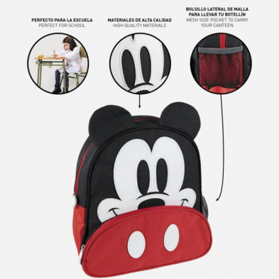 imagen 4 de mochila infantil aplicaciones mickey mouse disney