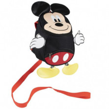 Imagen mochila guarderia con arnés mickey mouse disney