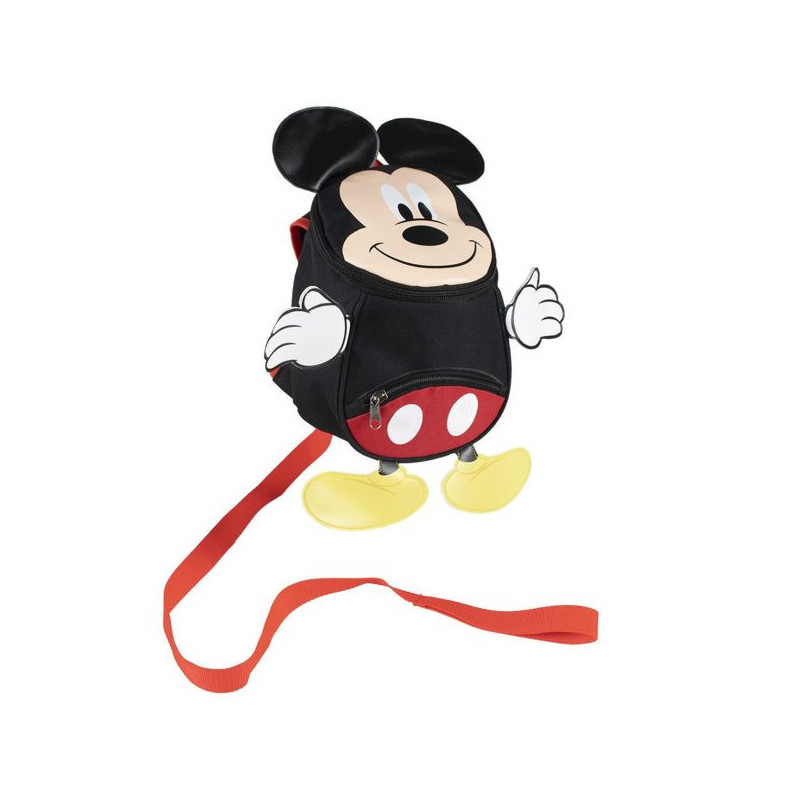 Imagen mochila guarderia con arnés mickey mouse disney