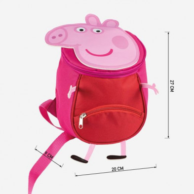 imagen 2 de mochila guarderia con arnés peppa pig