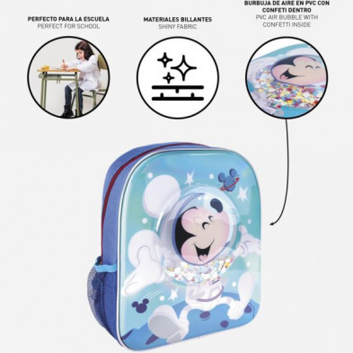 imagen 3 de mochila infantil confetti mickey mouse disney