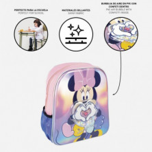 imagen 3 de mochila infantil confetti minnie mouse disney