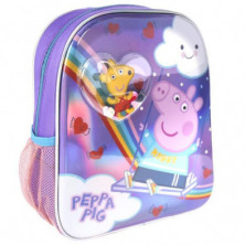 MOCHILA INFANTIL CONFETTI PEPPA PIG 31CM