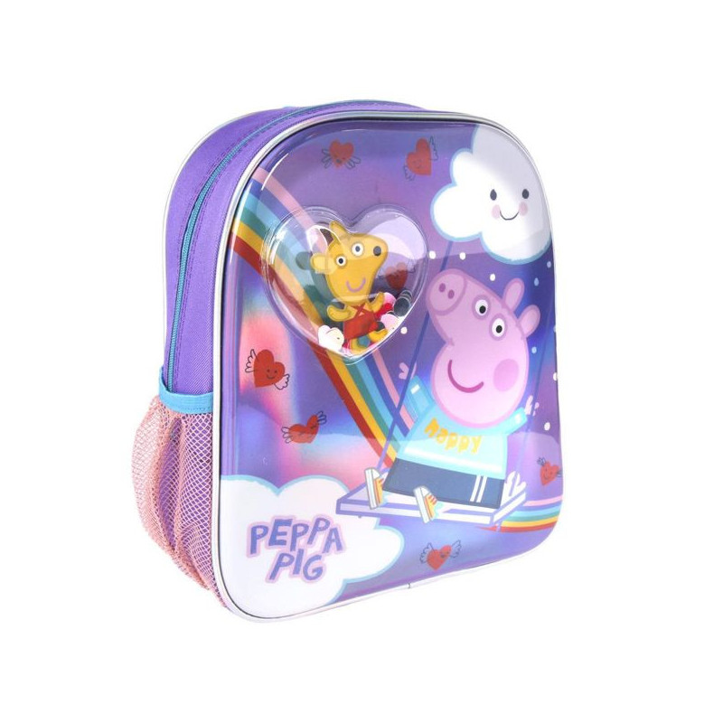 Imagen mochila infantil confetti peppa pig