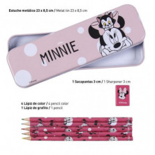 imagen 4 de set de papelería escolar minnie mouse disney