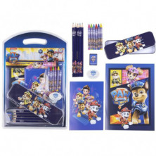 Imagen set de papelería escolar paw patrol