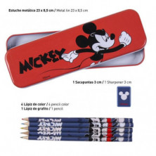 imagen 4 de set de papelería escolar mickey mouse disney