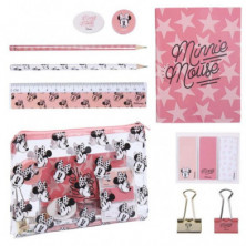 SET DE PAPELERÍA ESCOLAR MINNIE MOUSE DISNEY