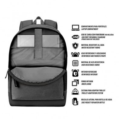 imagen 3 de mochila la casa de papel together 45x37x15cm