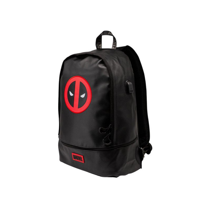Imagen mochila deadpool rebel negro 33x46x17cm Imagen mochila deadpool rebel negro 33x46x17cm