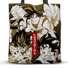 Imagen bolsa de la compra dragon ball vintage 33x40x1cm