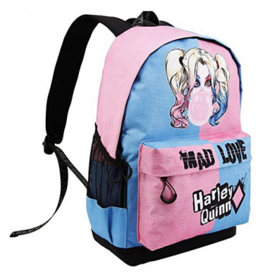 imagen 5 de mochila harley quinn bad girl 45x37x15cm