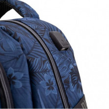 imagen 5 de mochila mickey mouse running azul 44x30x17cm