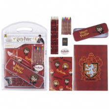 SET DE PAPELERÍA ESCOLAR HARRY POTTER GRYFFINDOR