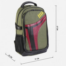 imagen 2 de mochila casual viaje star wars boba fett star wars