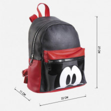 imagen 2 de mochila casual moda polipiel mickey mouse