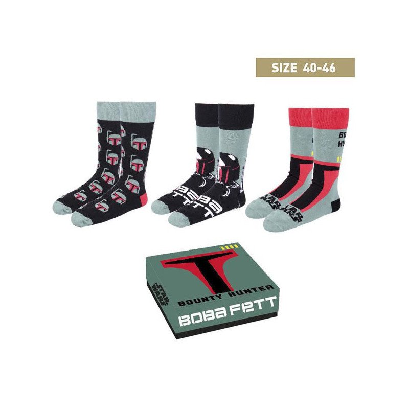 Imagen calcetines star wars 3 piezas talla única 40-46 bx Imagen calcetines star wars 3 piezas talla única 40-46 bx