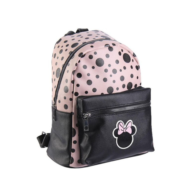 Imagen mochila moda polipiel minnie 22x27x12.5cm