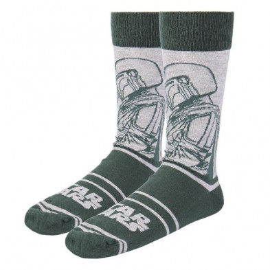 imagen 3 de calcetines the mandalorian 3 piezas talla 40-46