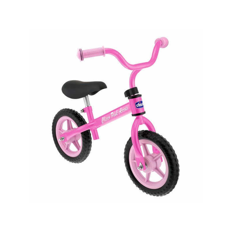 Imagen bicicleta sin pedales pink arrow first bike chicco
