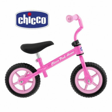 imagen 2 de bicicleta sin pedales pink arrow first bike chicco