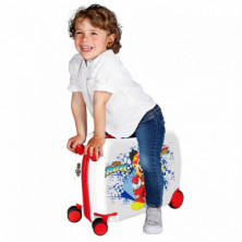 imagen 1 de maleta infantil abs joy mickey 4 ruedas