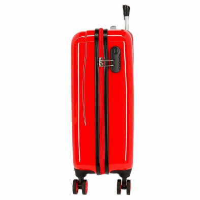 imagen 3 de trolley abs 55cm spiderman geo rojo 4 ruedas