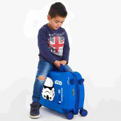 imagen 4 de maleta infantil star wars - storm - azul