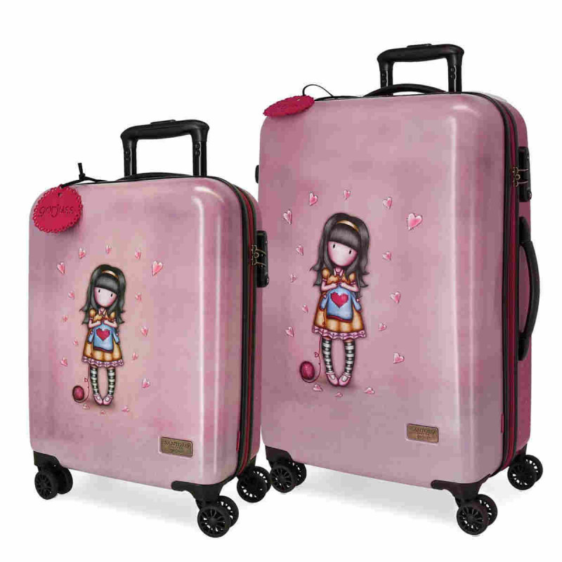 Imagen set 2 trolleys abs 55-67cm gorjuss for my love Imagen set 2 trolleys abs 55-67cm gorjuss for my love