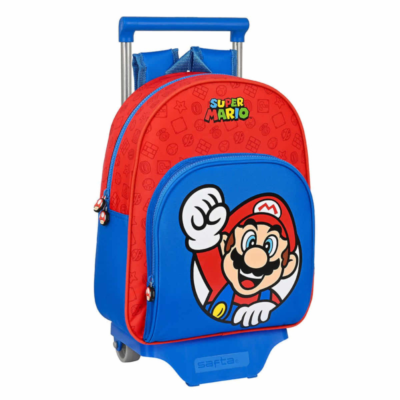 Imagen mochila carro super mario 34cm