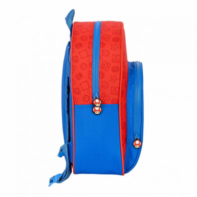 imagen 3 de mochila infantil super mario 34cm