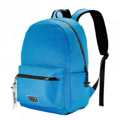 Imagen mochila azul neon oh my pop! 30x44x15cm